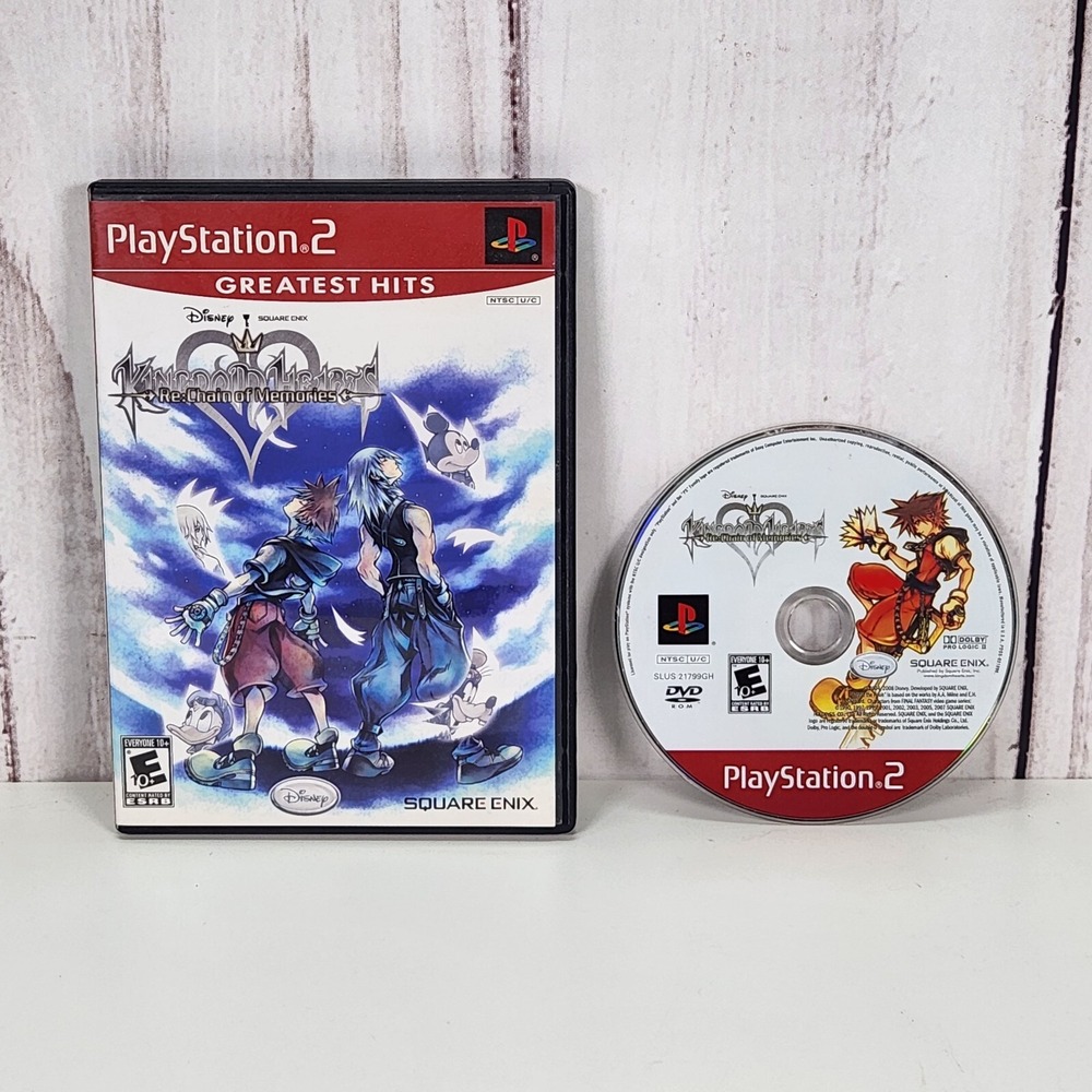 Kingdom Hearts Re: Chain of Memories Sony PlayStation 2 PS2 2008 Greatest Hits